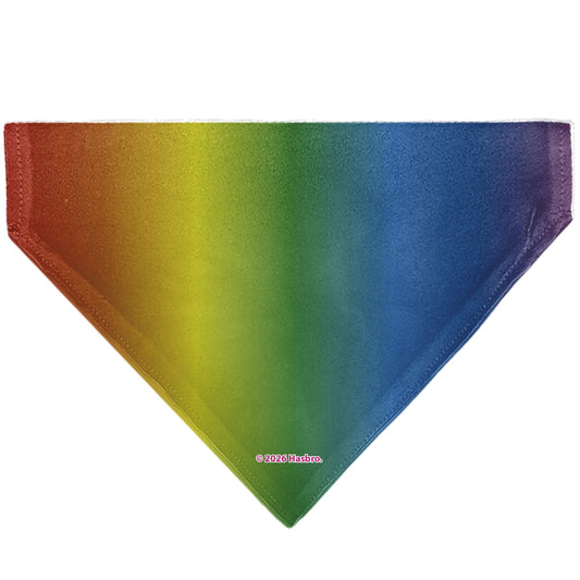 Pet Bandana - MY LITTLE PONY Mane Six and Spike Sunburst Black/Multi Color