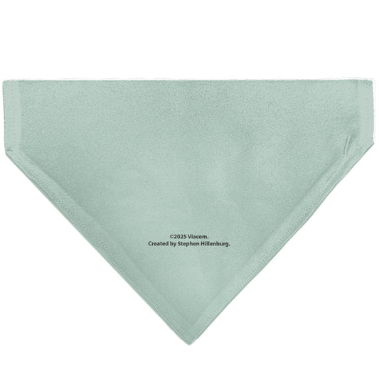 Pet Bandana - SpongeBob SquarePants Squidward Character Close-Up Blue