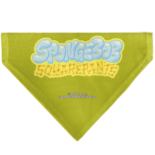 Pet Bandana - SpongeBob SquarePants Excited Smile Expression Yellow