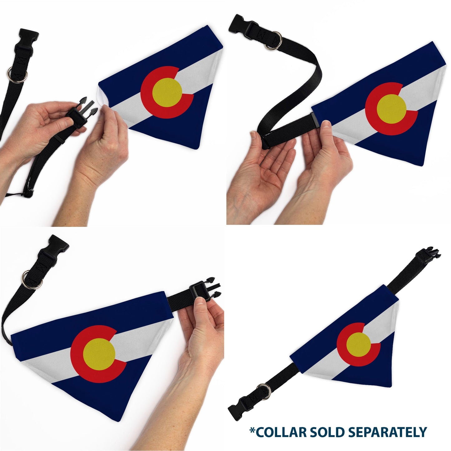 Pet Bandana - Colorado Flag
