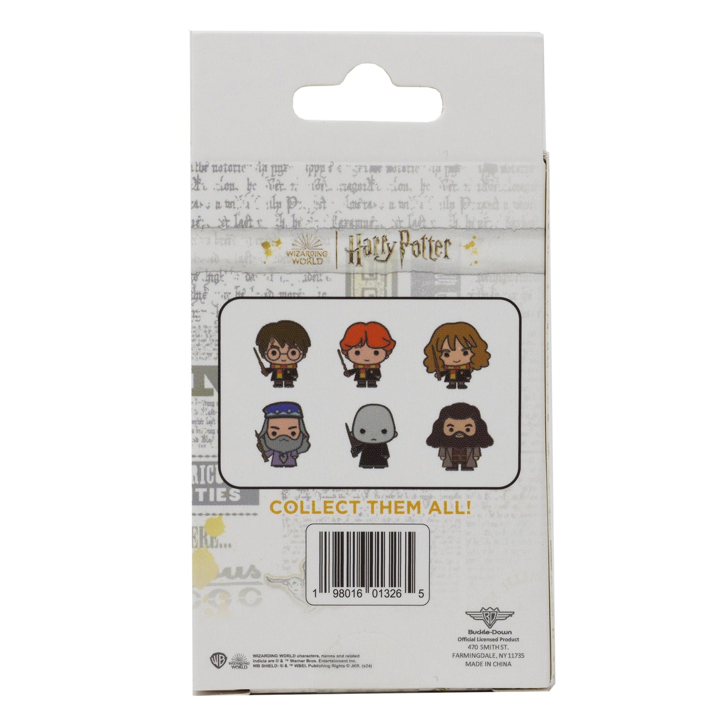 Harry Potter Mystery Enamel Pin Blind Box Series, Harry Potter, Ron Weasley, Hermione Granger, Dumbledore, Hagrid, or Voldemort
