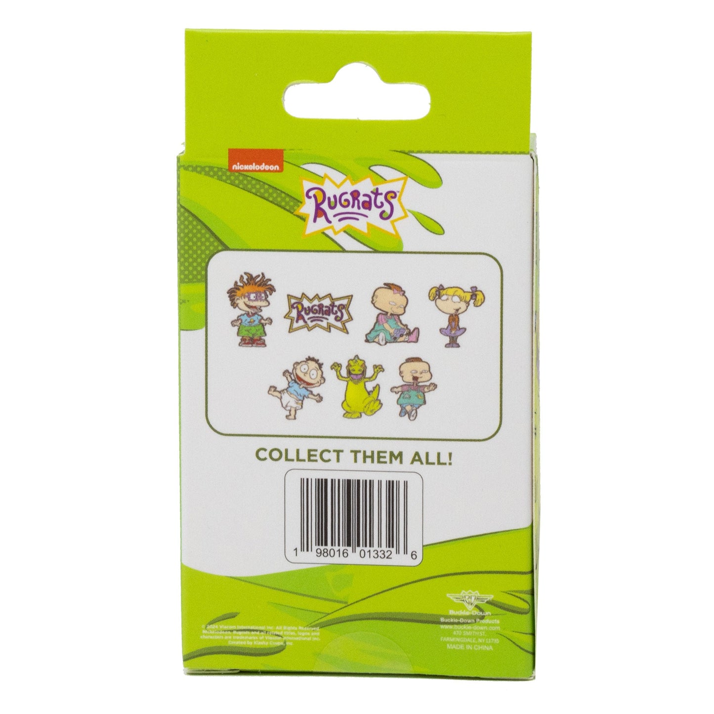 Rugrats Mystery Enamel Pin Blind Box Series, Tommy Pickles, Chuckie Finster, Angelica Pickles, Phil DeVille, Lil DeVille, Reptar, or the Rugrats Title Logo