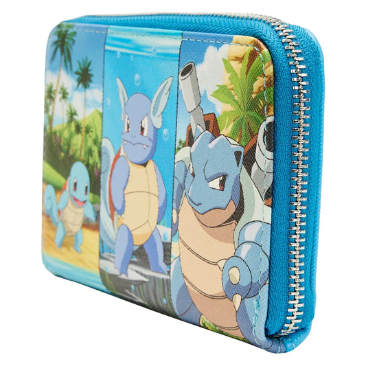 Loungefly Pokemon - Squirtle Evolution Zip Around Wallet