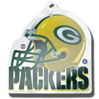 Green Bay Packers Window Decal with Suction Cup