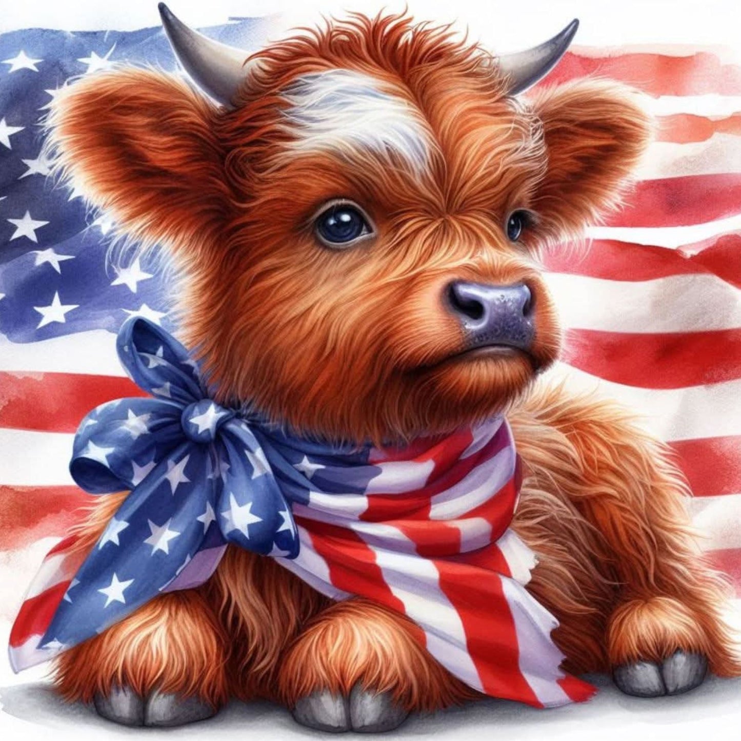 Patriotic Spirit Highland Calf