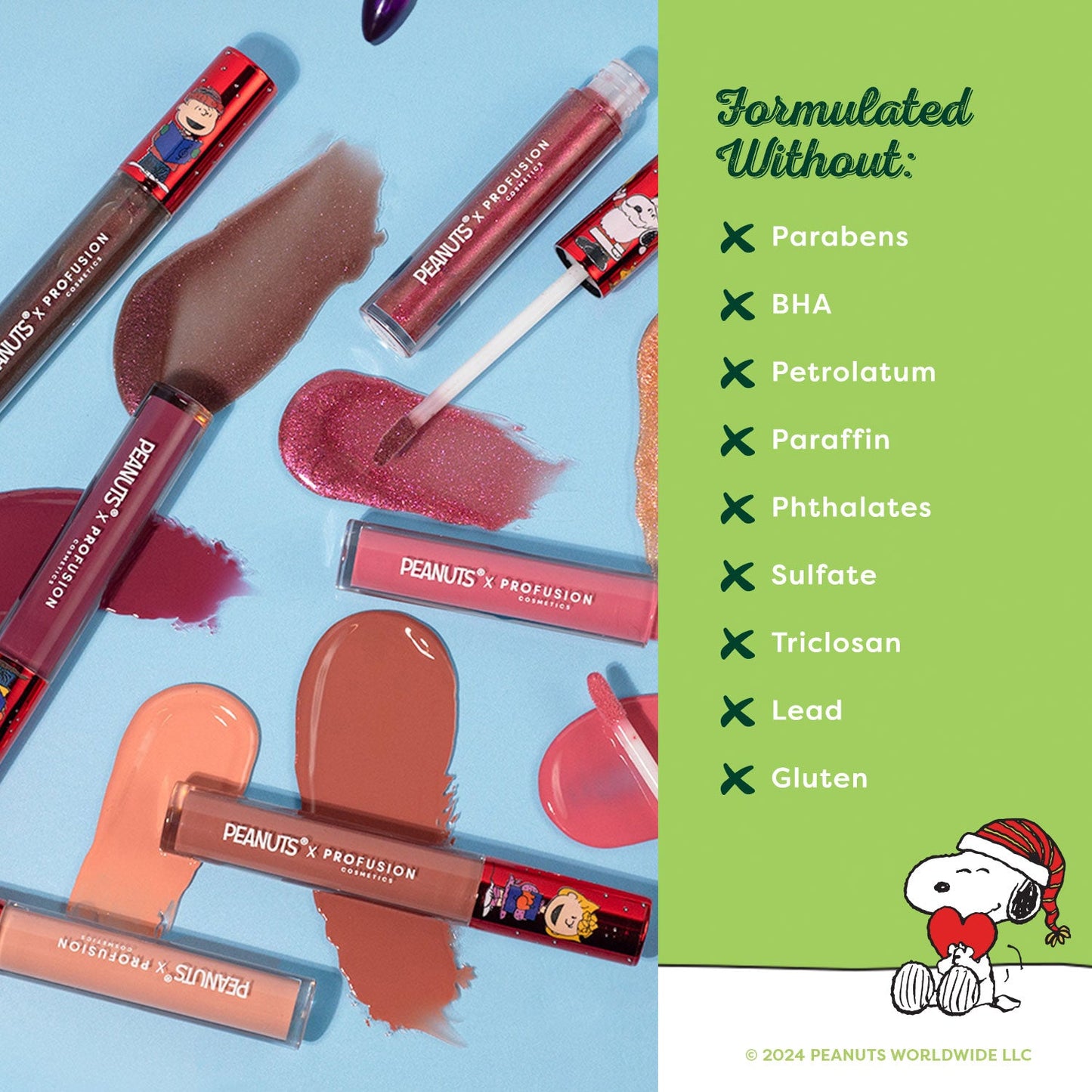 Peanuts Holiday | The Joy of Giving 7PC Lip Gloss Set to