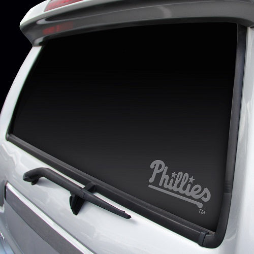 Philadelphia Phillies Silver Window Graphic Decal