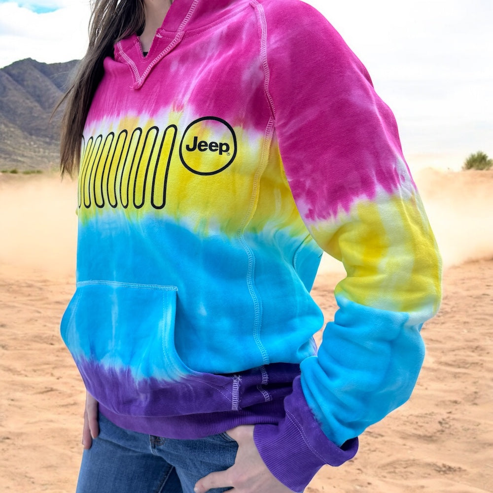 Jeep® Grille GADA Tie-Dye Hoodie