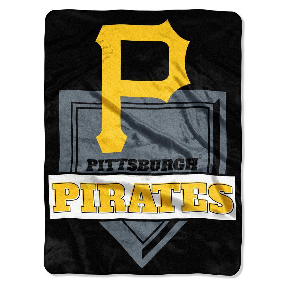 Pittsburgh Pirates Home Plate Raschel Throw Blanket 60"x80"