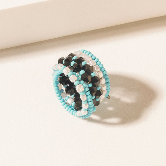 Myra Inkwave Horizon Ring in Oasis Blue
