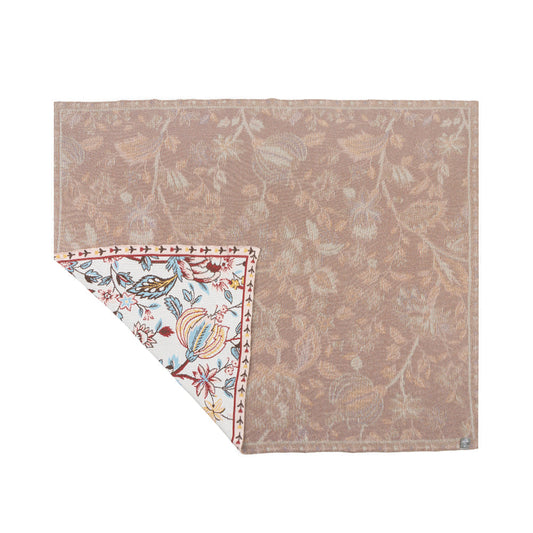 Myra Copper Meadow Floral Throw in Desert Bloom