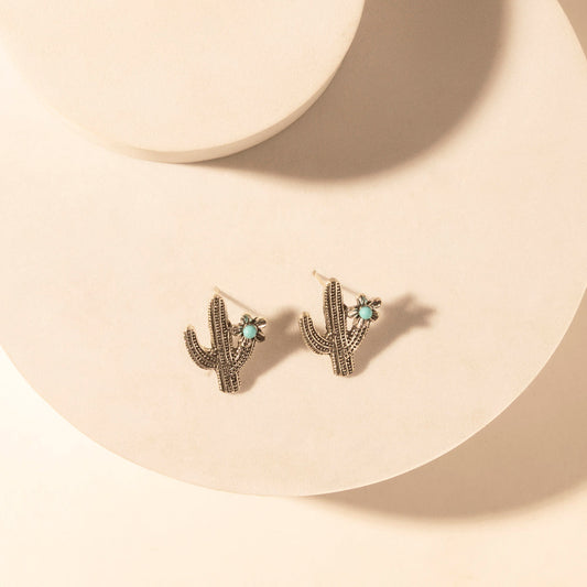 Myra Sonoran Stud Set in with turquoise detail in premium style