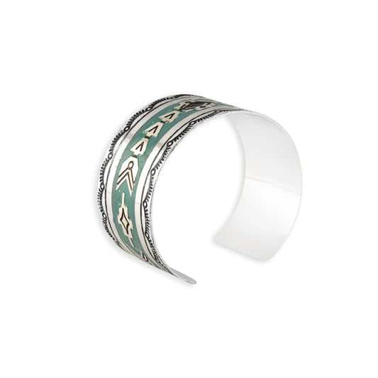 Mesa Heritage Etched Metal Cuff Bracelet