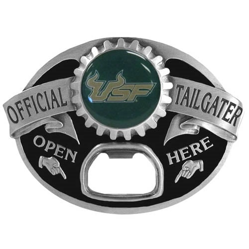 USF Bulls Tailgater Belt Buckle Bottle Opener