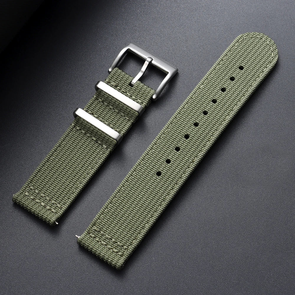 Polar Ribbed Nylon Watch Band - Quick Release Strap For Polar Watches