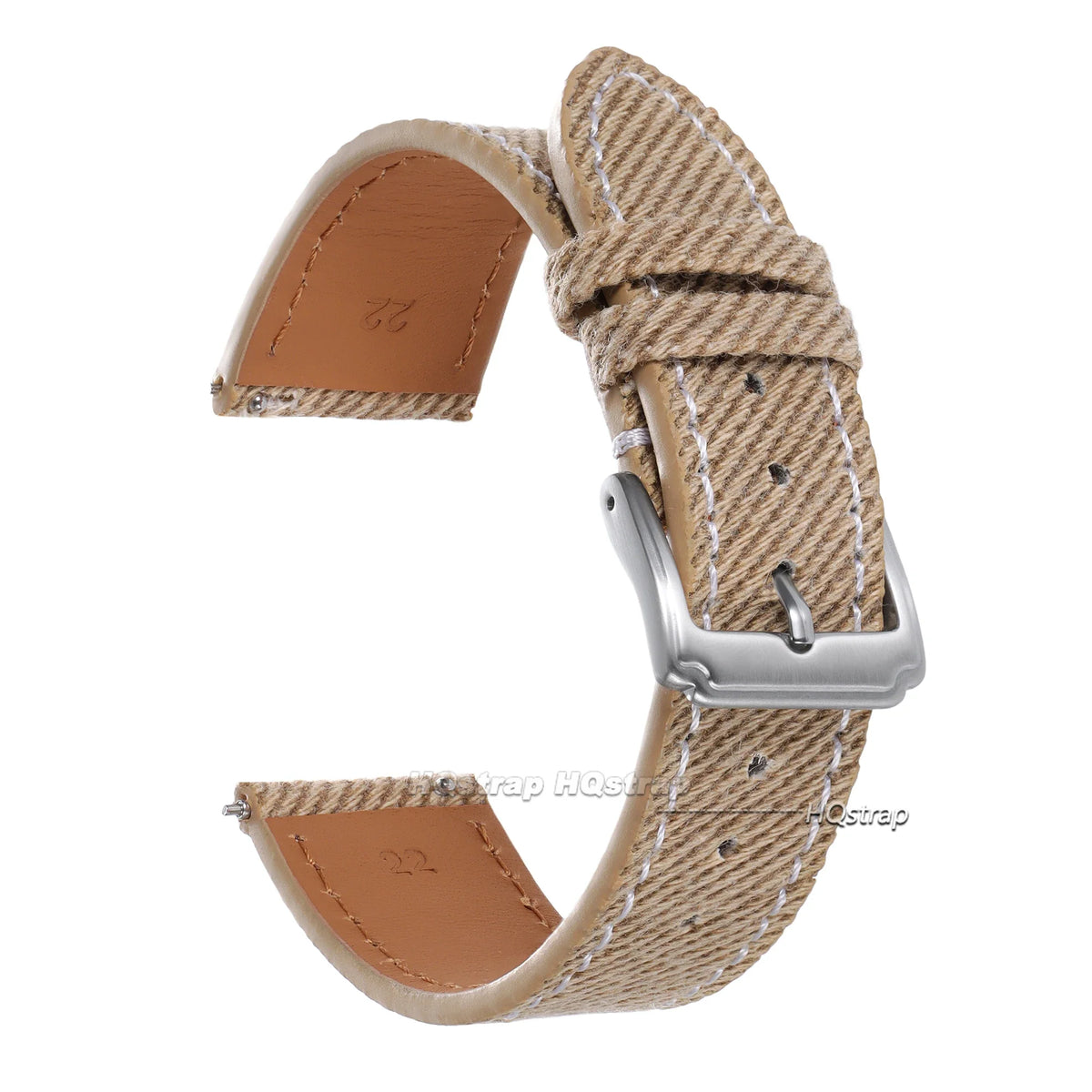 Samsung Galaxy Watch 7, 6, 5, 4 & FE Denim Band with Leather Lining