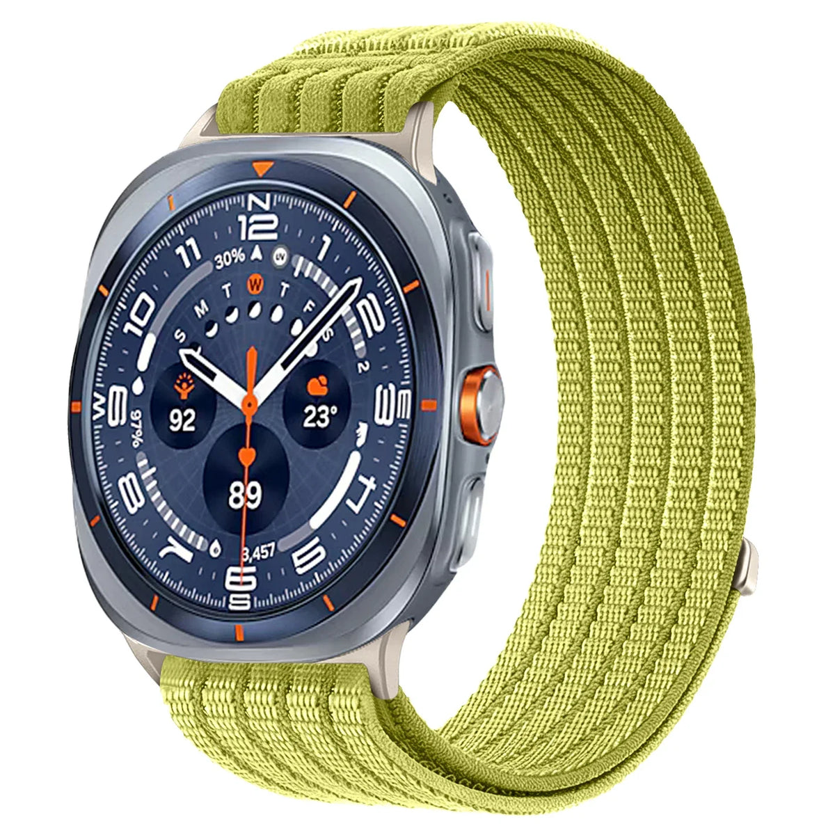 Samsung Galaxy Watch8, 9 & Ultra Ribbed Nylon Sport Loop