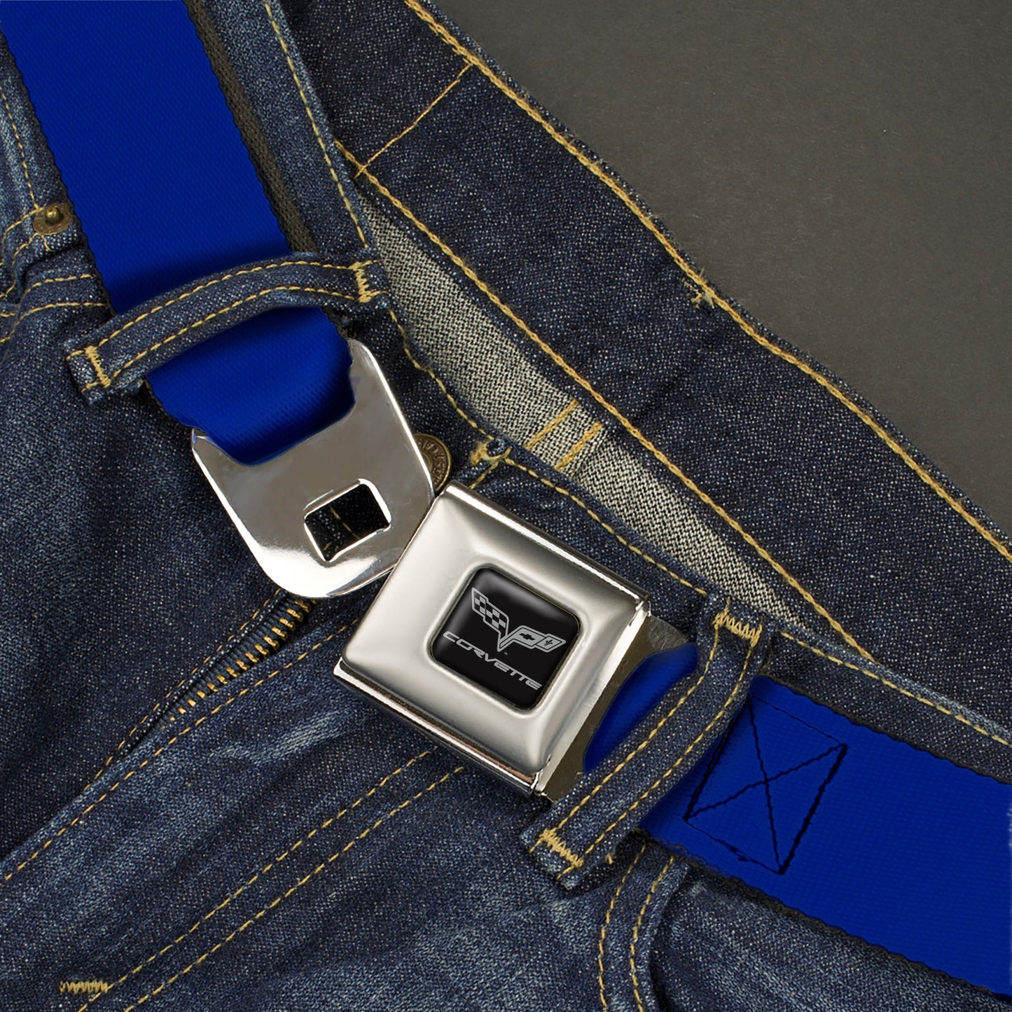 C6 Seatbelt Belt - Royal Webbing