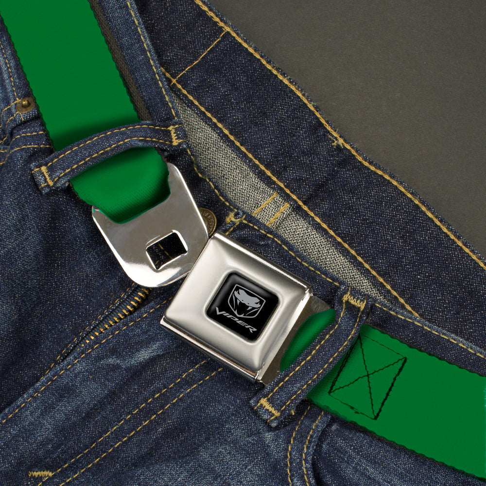 Dodge Viper Seatbelt Belt - Green Webbing