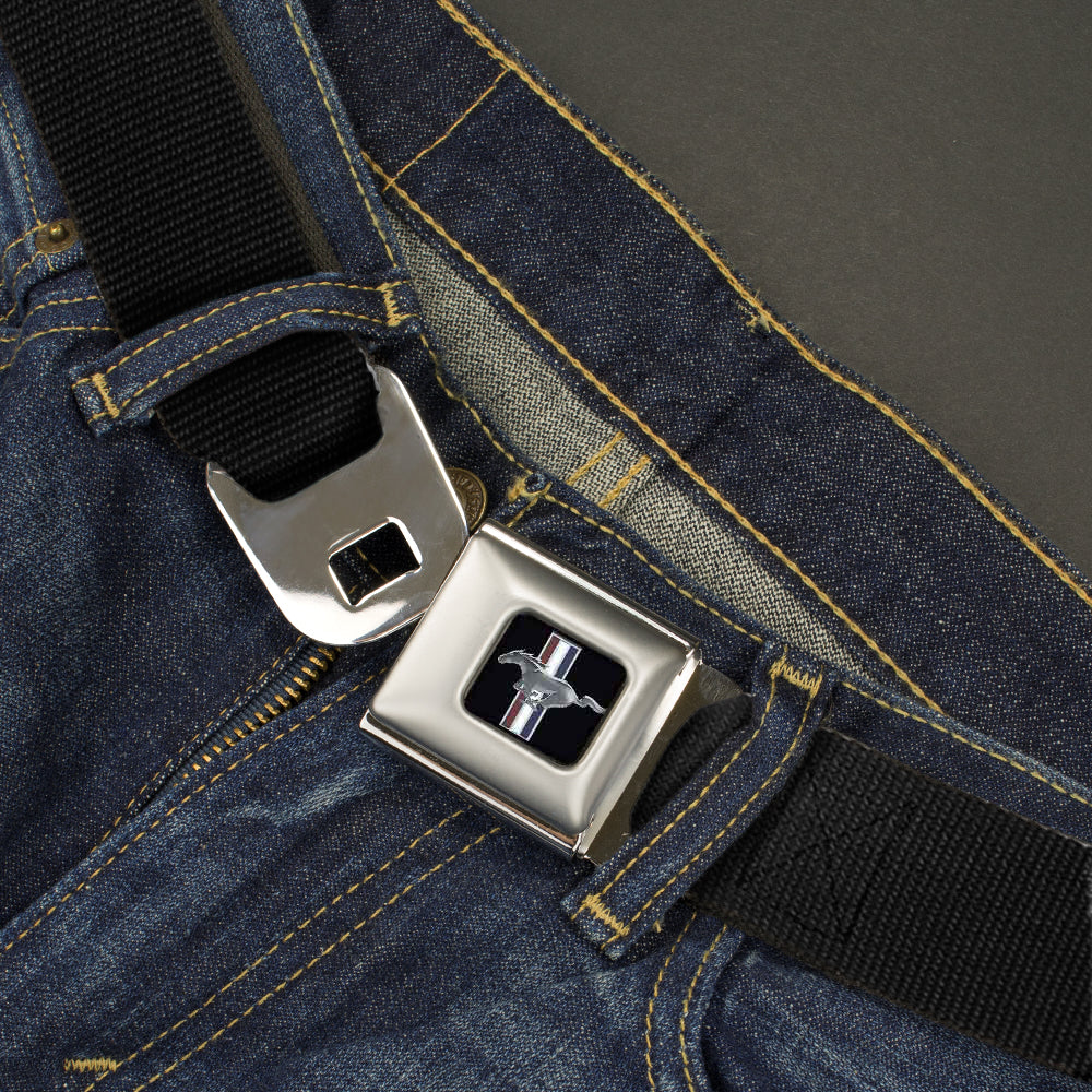 Ford Mustang -
Seatbelt Belt - Black Webbing