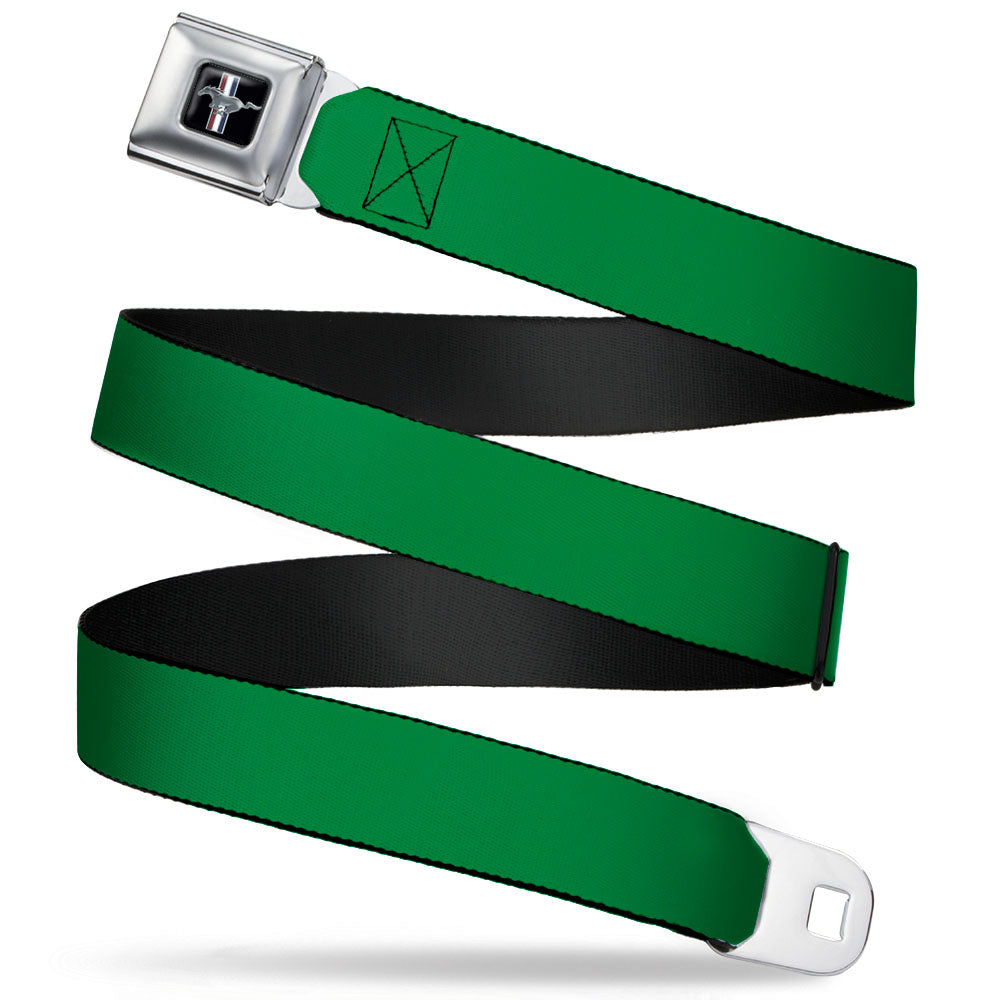 Ford Mustang Seatbelt Belt - Green Webbing