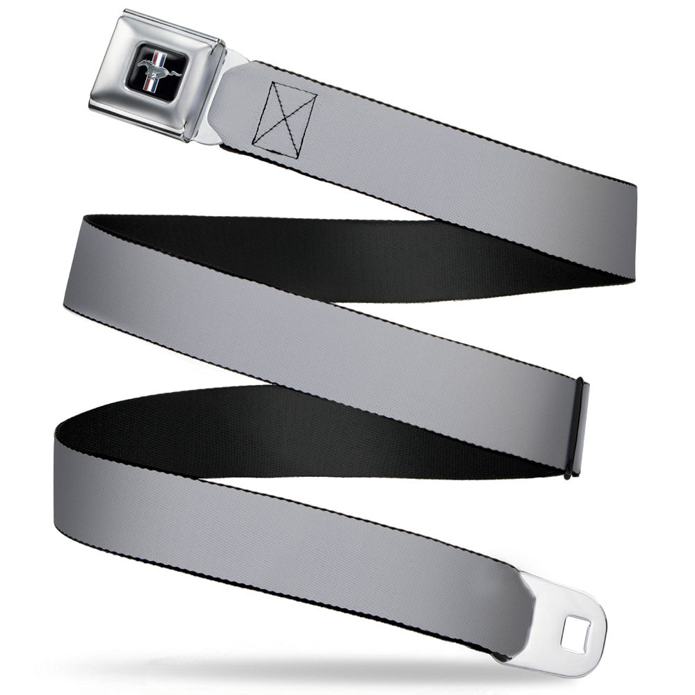 Ford Mustang Seatbelt Belt - Silver Webbing