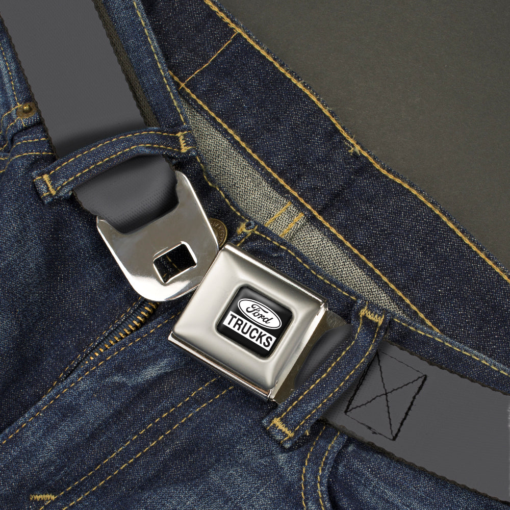 Ford Trucks Seatbelt Belt - Charcoal Webbing