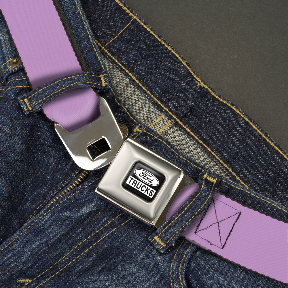 Ford Trucks Seatbelt Belt - Lavender Webbing