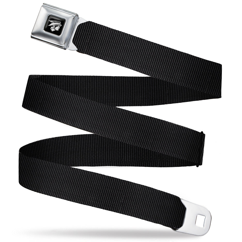 Ford Mercury Head Emblem Black/White Seatbelt Belt - Black Webbing