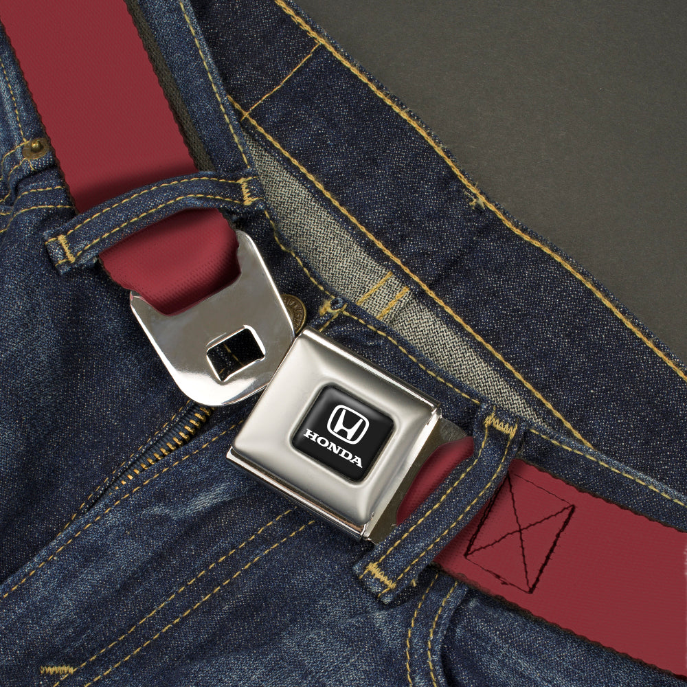 Honda Seatbelt Belt - Burgundy Webbing