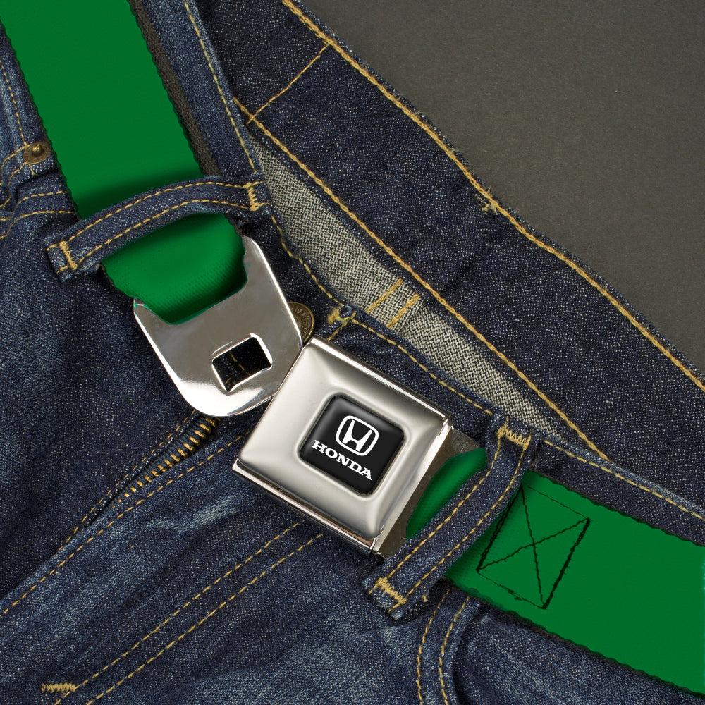 Honda Seatbelt Belt - Green Webbing