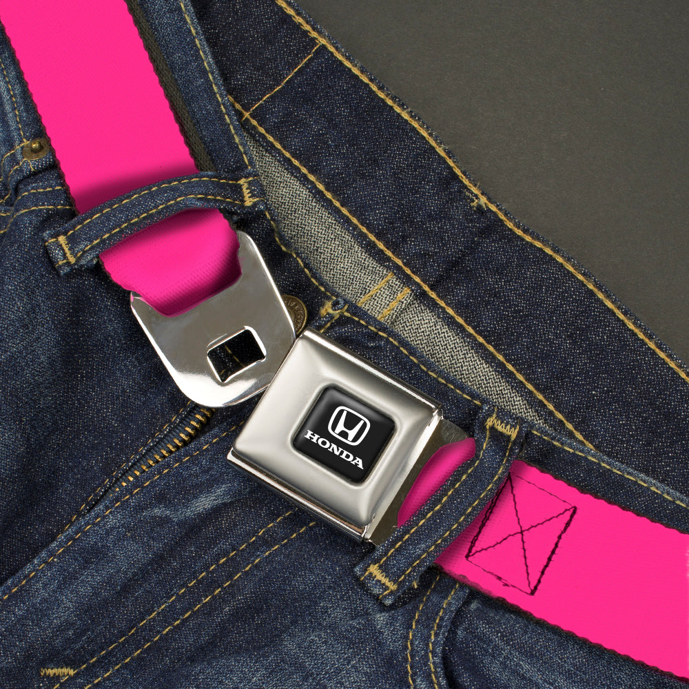 Honda Seatbelt Belt - Neon Pink Webbing
