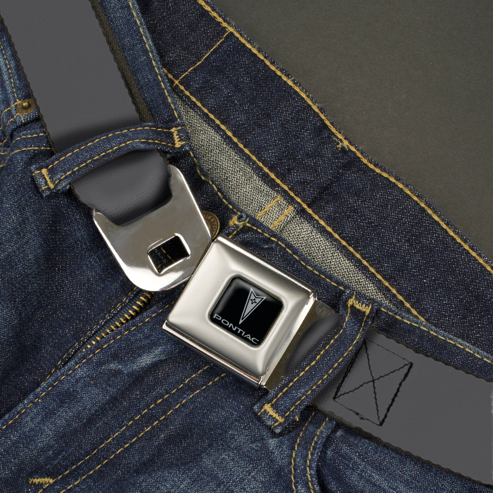 Pontiac Seatbelt Belt - Charcoal Webbing