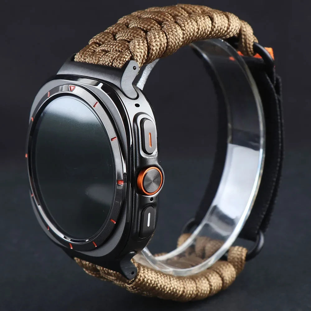 Samsung Galaxy Nylon Umbrella Rope Watch Band For Watch8/Watch8 Classic/Watch9/Ultra/Ultra2
