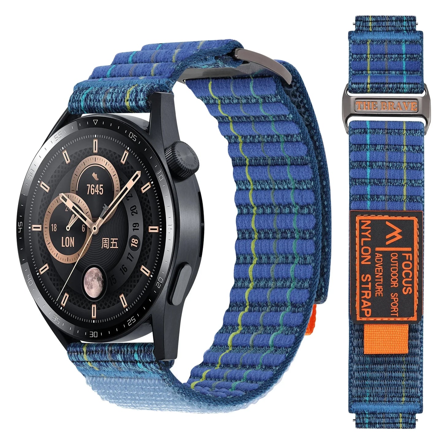 Motorola Moto Nylon Trail Loop Band Sport Smartwatch Strap Men Women