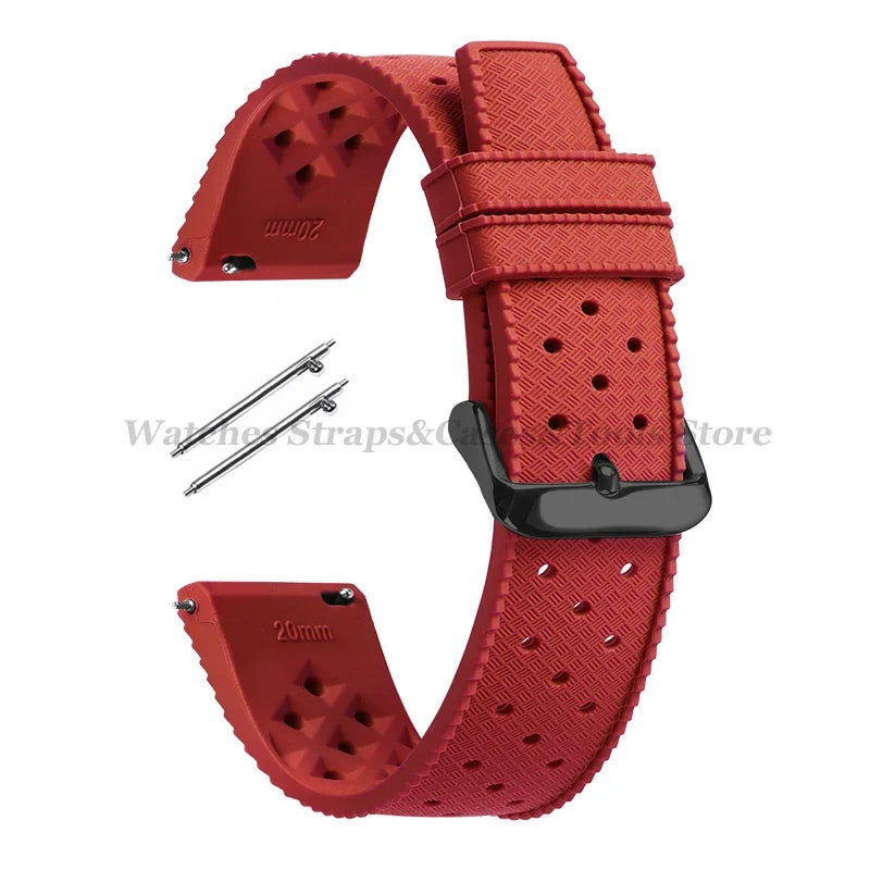Samsung Galaxy Watch 7, 6, 5, 4 & FE Tropic-Style Silicone Band