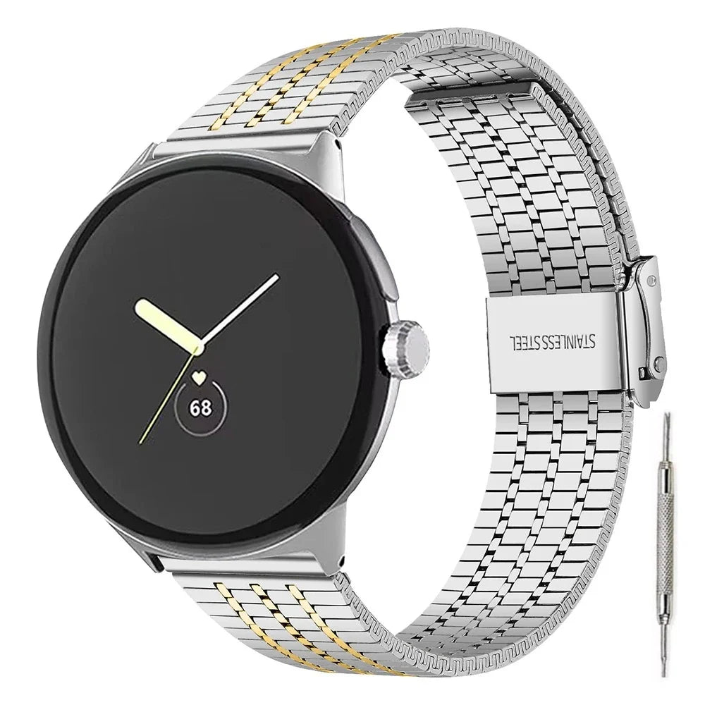 Google Pixel Watch Stainless Steel Seven-Bead Band