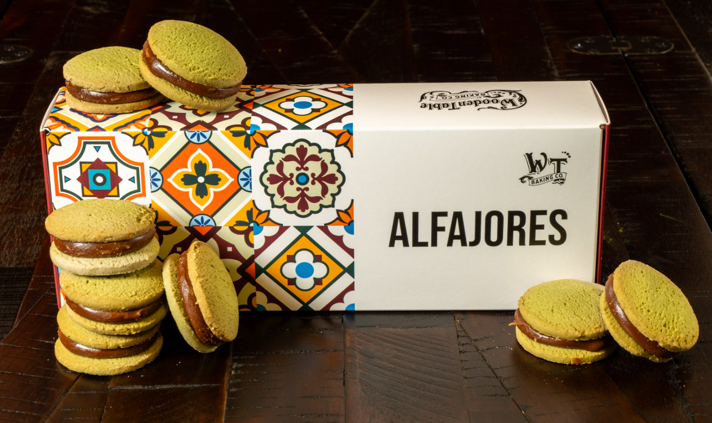 Matcha Alfajores Cookies - No Gluten