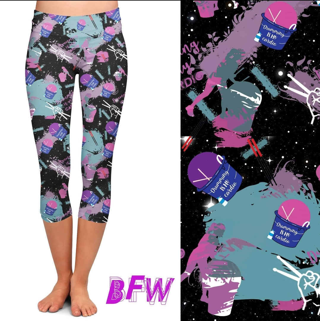 Cardio Drumming #2 Capris with pockets