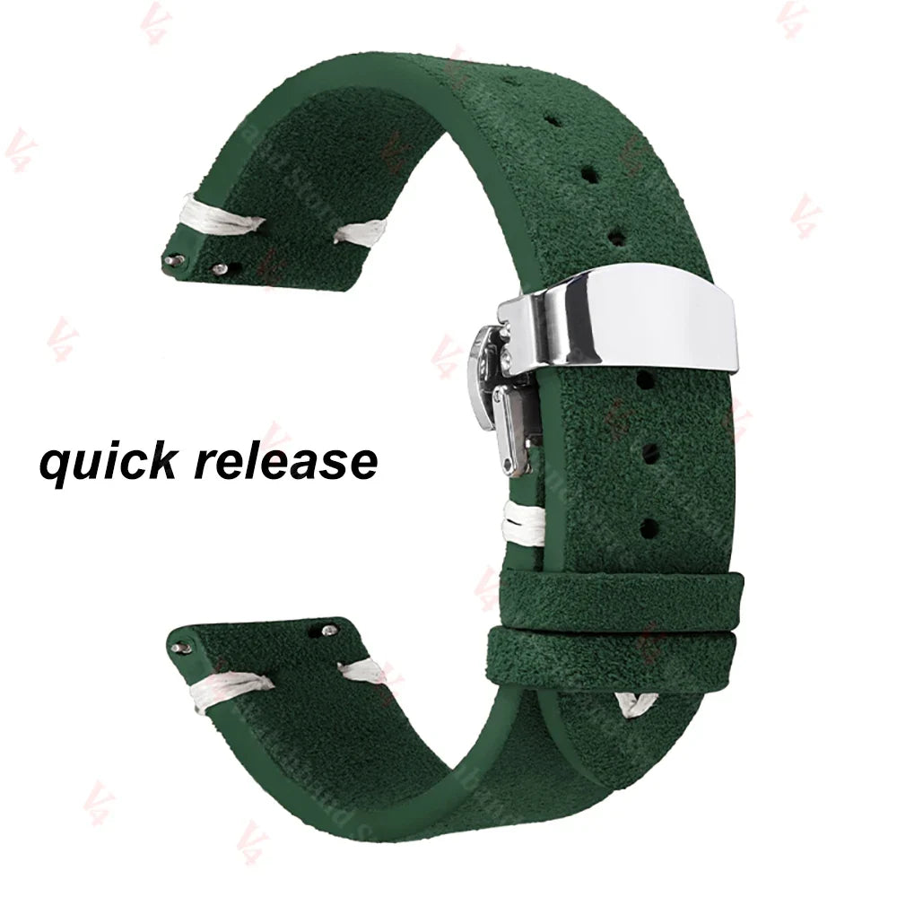 OnePlus Watch Stitched Suede Band with Butterfly Clasp