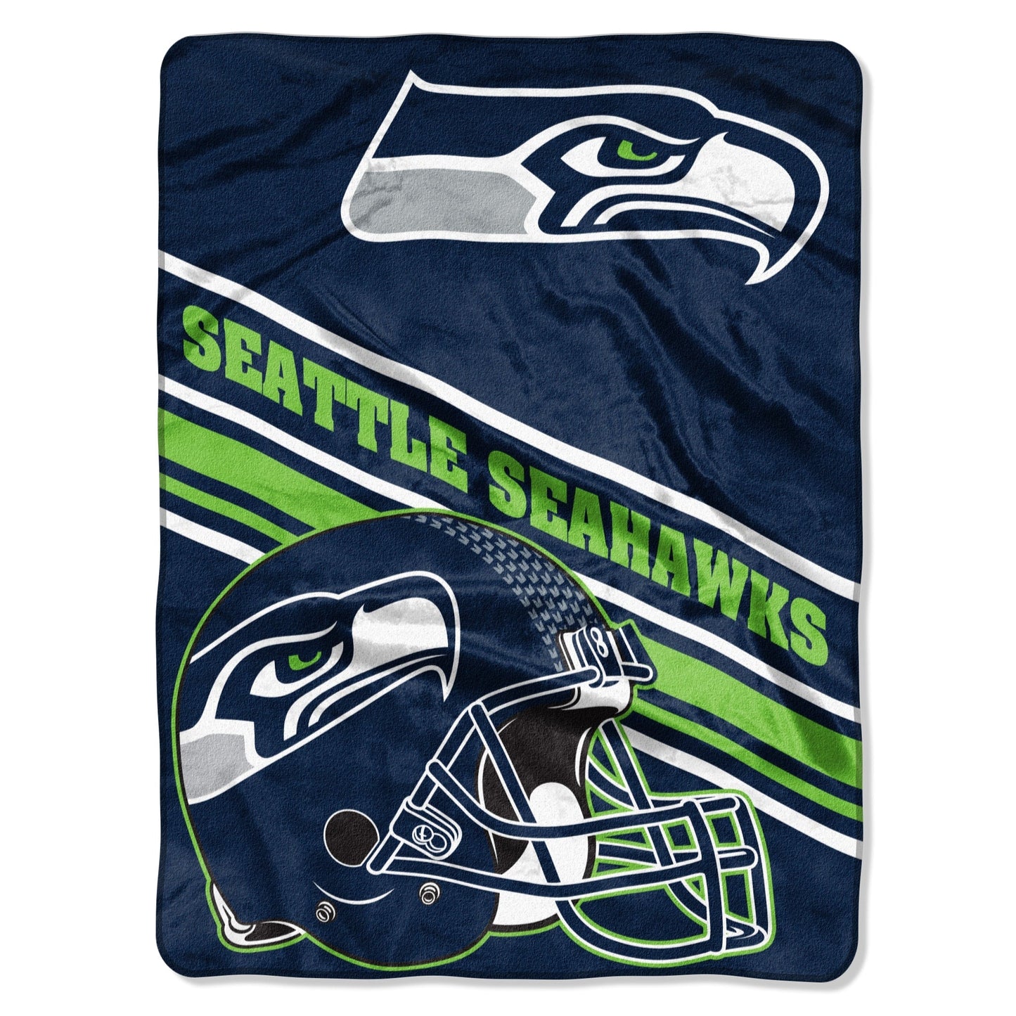 Seattle Seahawks Slant Raschel Throw Blanket 60"x80"
