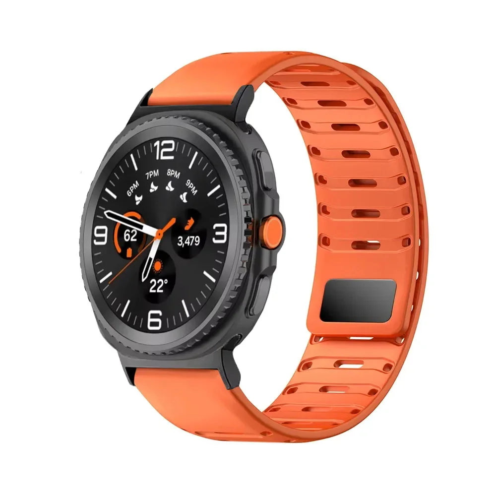 Samsung Galaxy Silicone Watch Band - Magnetic Watch8/Watch8 Classic/Watch9/Ultra/Ultra2