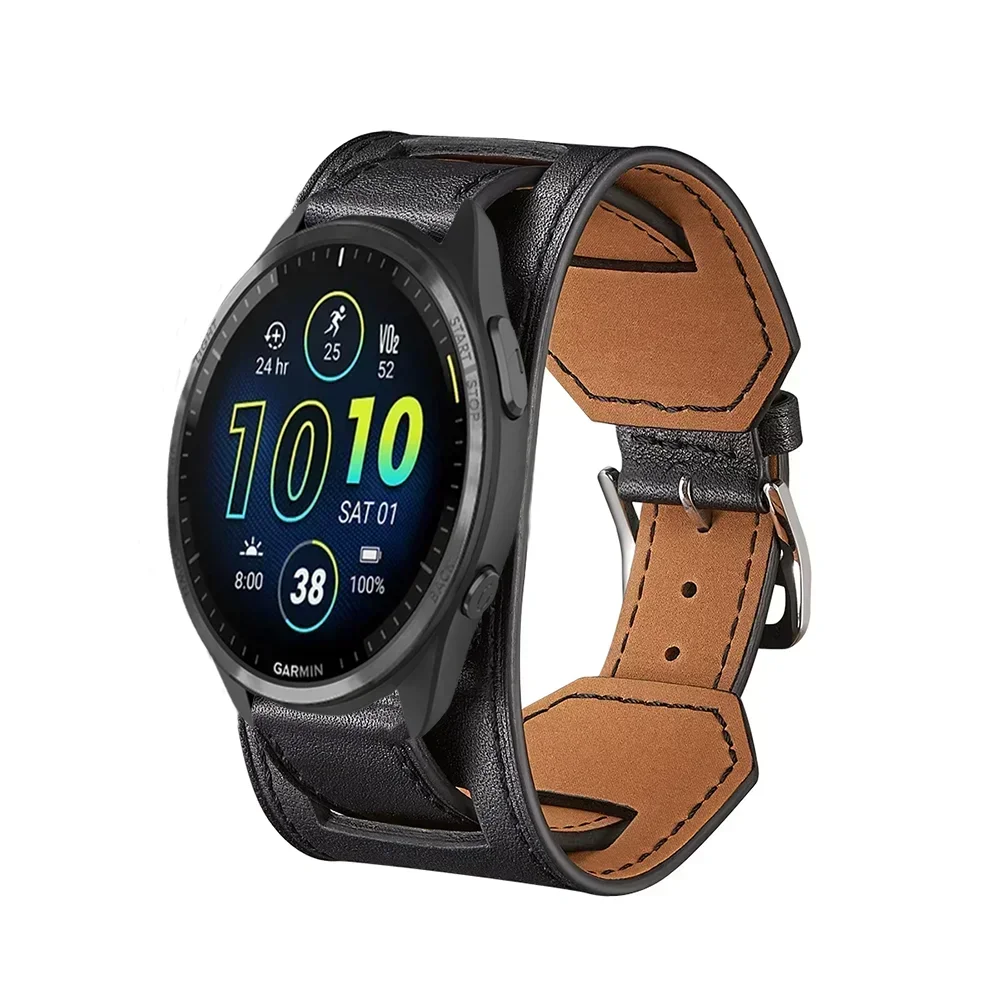 Garmin Leather Watch Band - Classic Strap