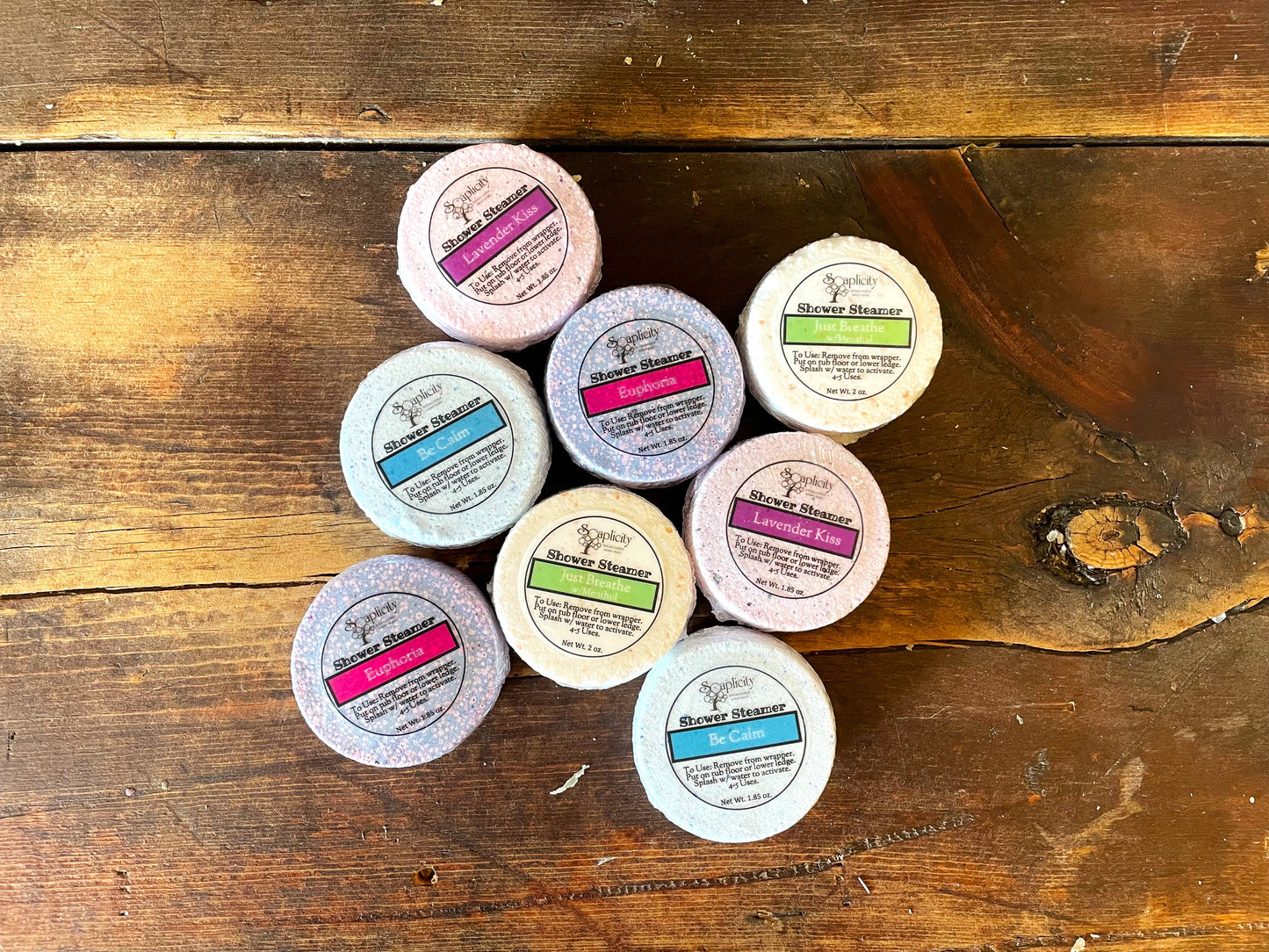 Shower Steamer Assorted Set of 8