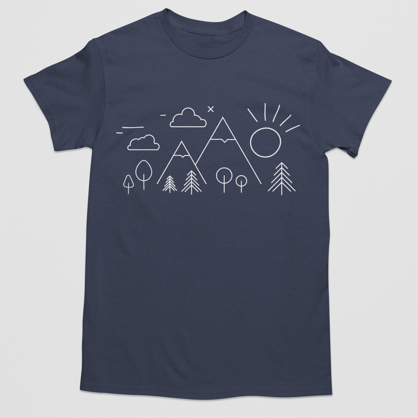 Campground Sketch Graphic Tee