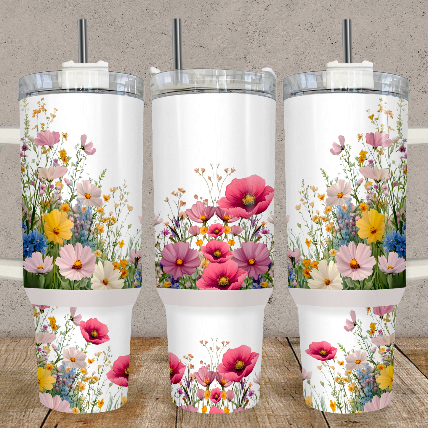 Spring Meadow 40 oz Tumbler