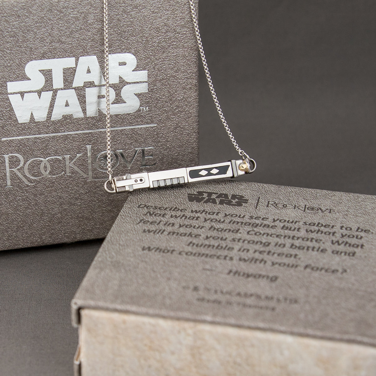 Star Wars X RockLove LIGHTSABER WORKSHOP Ahsoka Tano Lightsaber Necklace