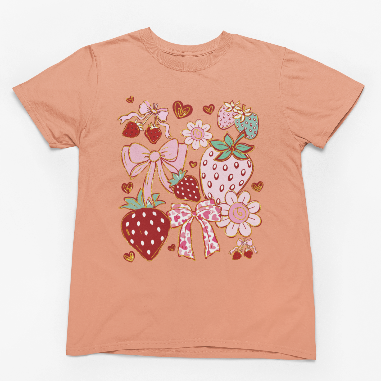 Summer Strawberry Graphic Tee