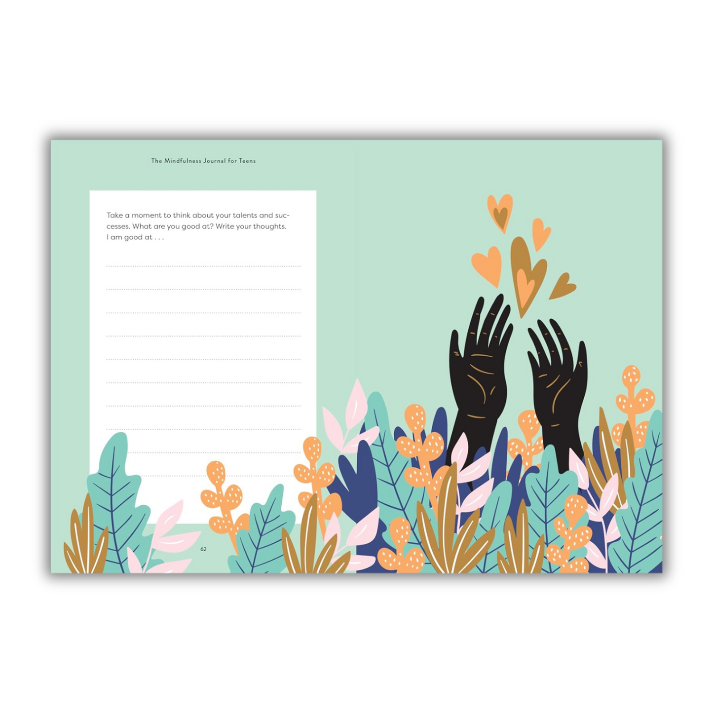 The Mindfulness Journal for Teens: Prompts and Practices to Help You Stay Cool, Calm, and Present (Spiral Bound)