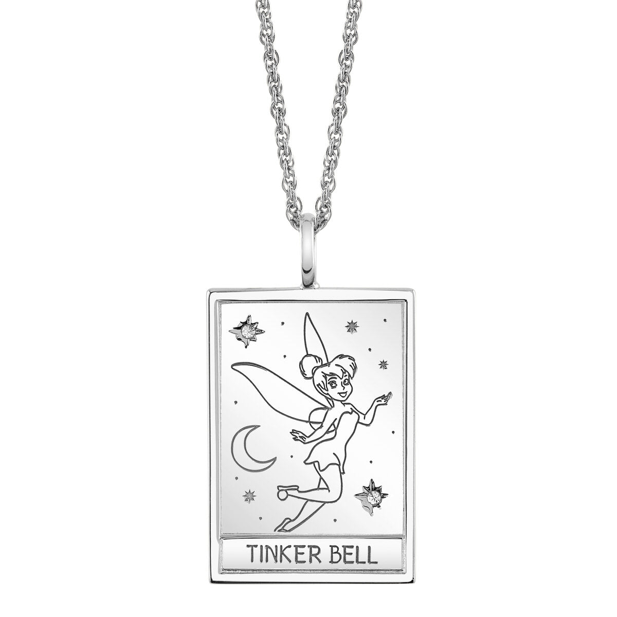 Disney X RockLove PETER PAN Tinker Bell Tablet Necklace